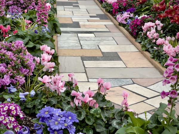 Garden Path Installation in Riverside