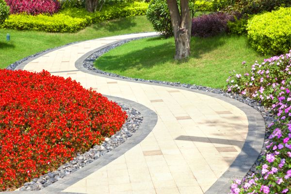 Garden Walkway Installation in Riverside