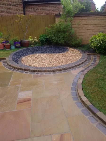 Sandstone Patio Installation in Riverside