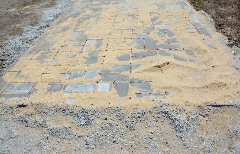 Paver installation process